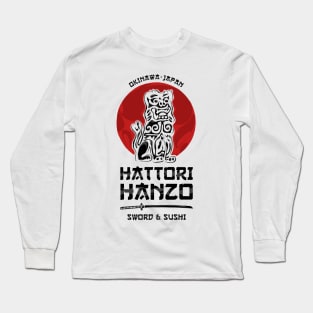 Hattori Hanzo White Long Sleeve T-Shirt
